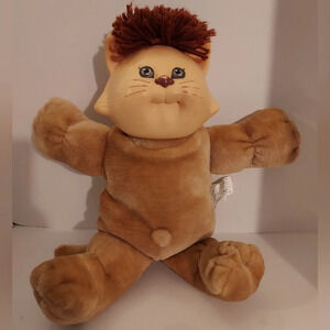 Vintage 1983 Cabbage Patch Kids Koosas Doll Kitty Cat Brown Hair and Eyes